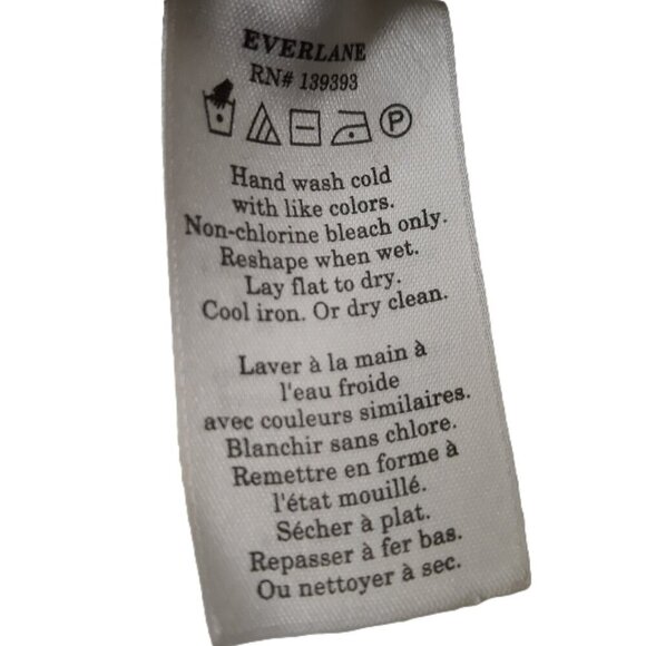 Everlane Merino Wool Alpaca Oversized Turtleneck Sweater S Fisherman Nautical - Picture 9 of 9